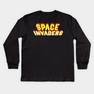 space invaders legacy Kids Long Sleeve T-Shirt